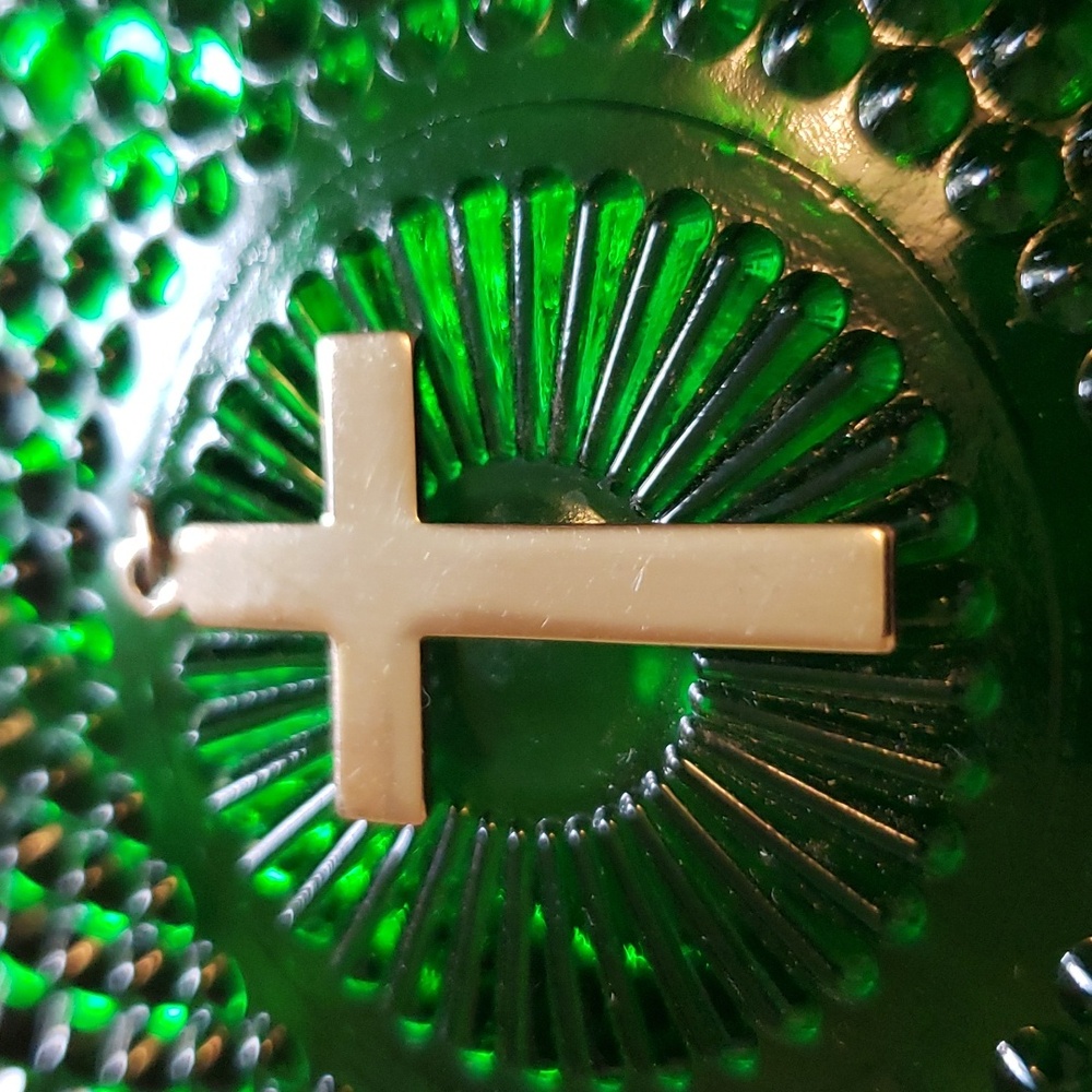 Avanti Sterling Vermeil Cross Pendant
